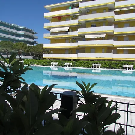 Bright Flat Surrounded By Pools